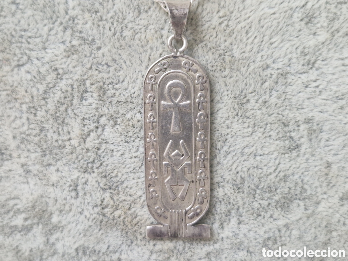 Joyeria: COLGANTE EGIPCIO CON CADENA EN PLATA - Foto 5