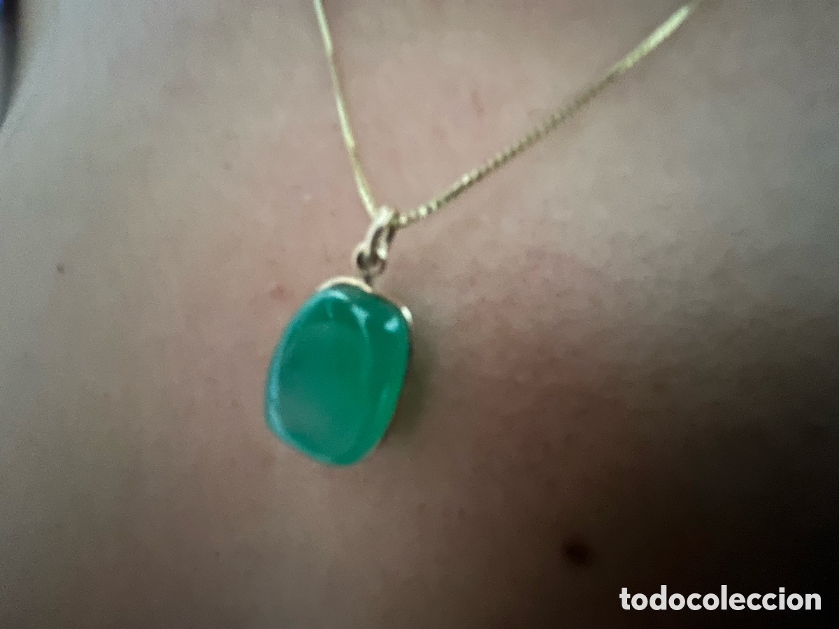 Joyeria: Colgante Gema y cadena plata dorada - Foto 5
