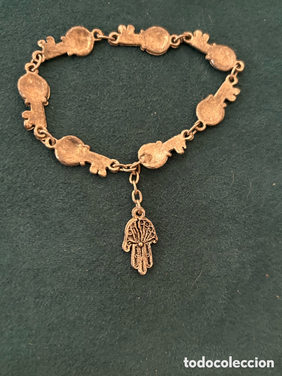 Joyeria: Pulsera plateada mano de F&aacute;tima - Foto 2
