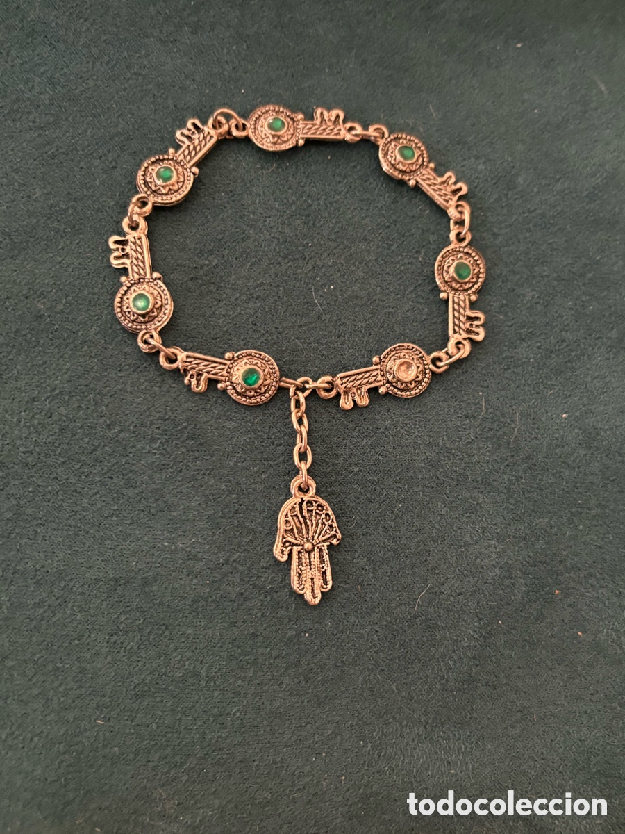 Joyeria: Pulsera plateada mano de F&aacute;tima - Foto 1