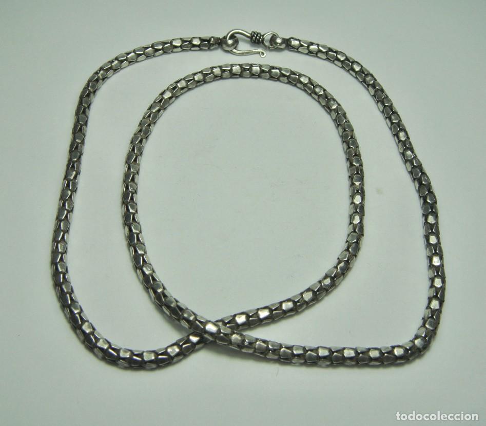 Joyeria: Cadena tipo cord&oacute;n facetado en PLATA de ley - Foto 1