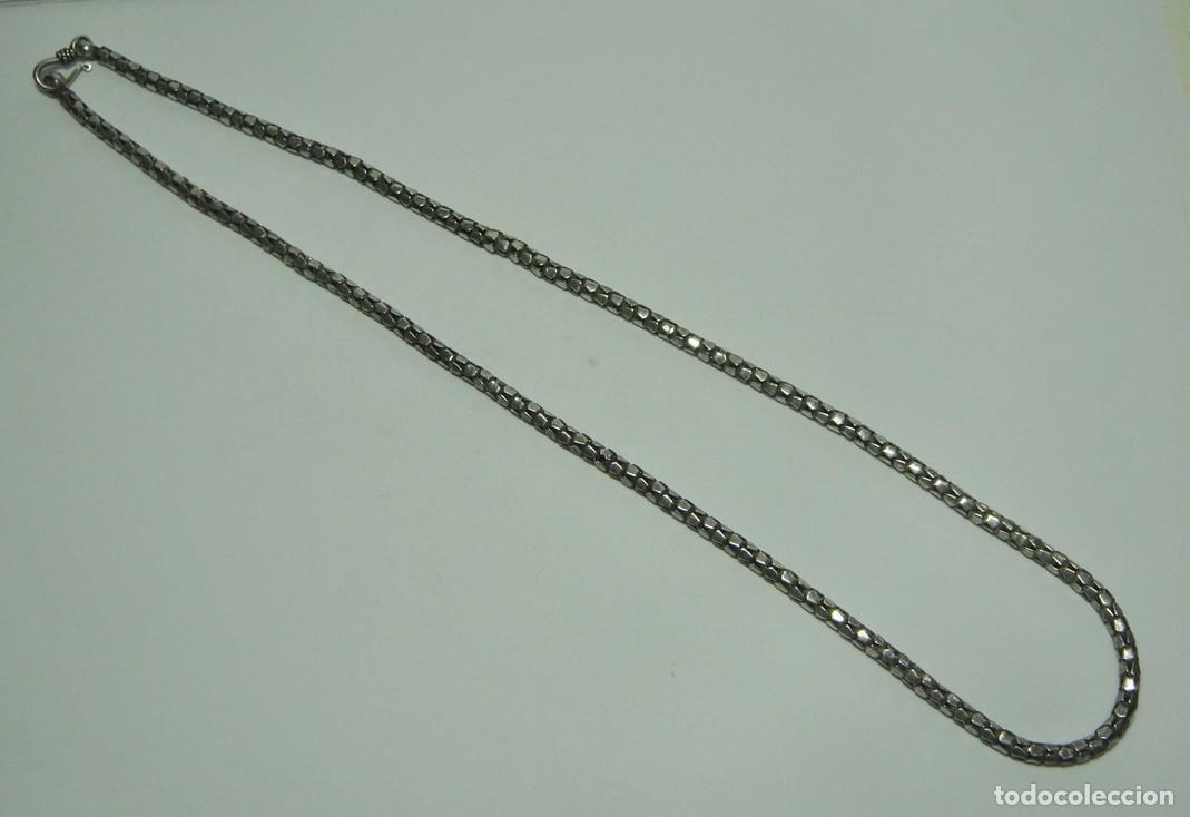 Joyeria: Cadena tipo cord&oacute;n facetado en PLATA de ley - Foto 2