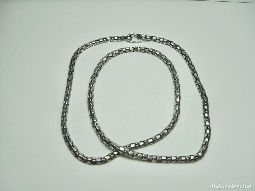 Joyeria: Cadena tipo cord&oacute;n facetado en PLATA de ley - Foto 3