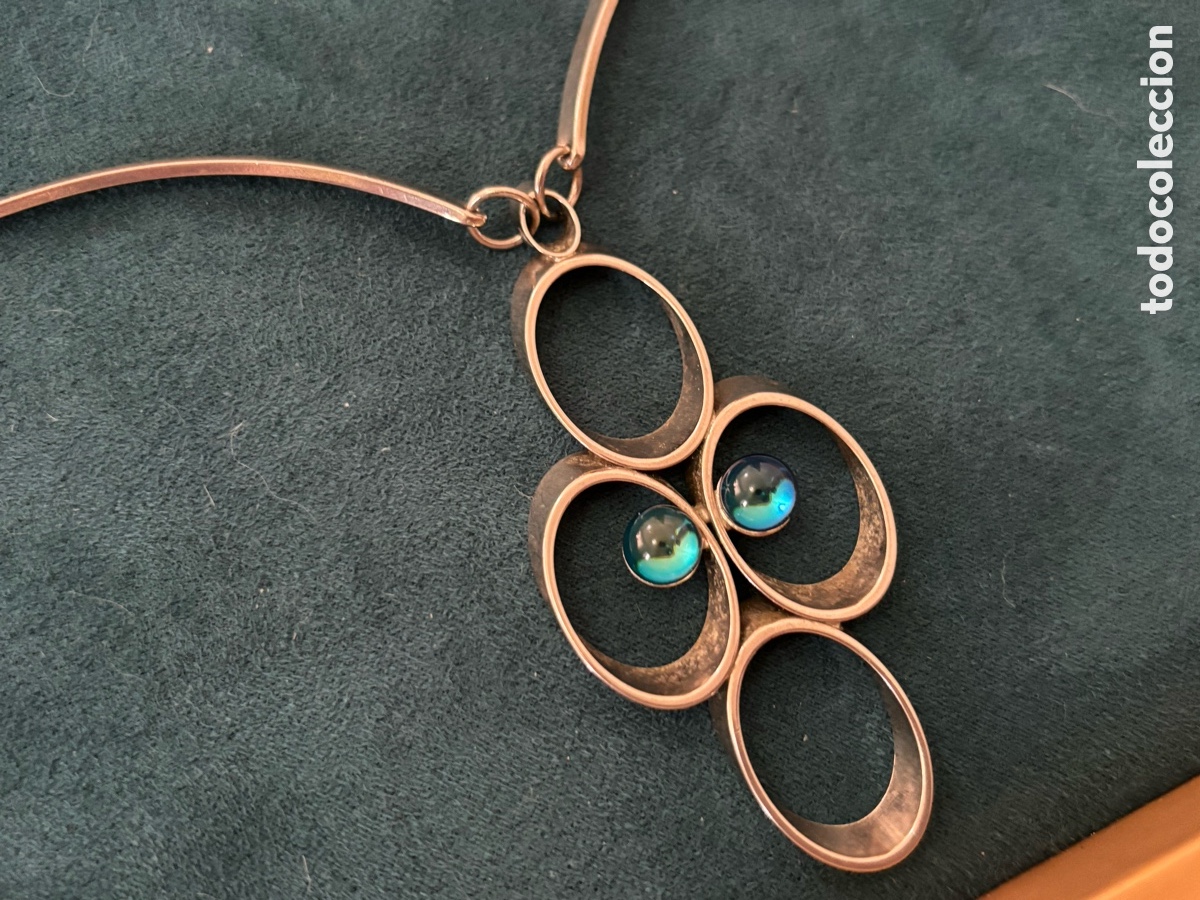Joyeria: Gargantilla de metal plateado - Foto 2