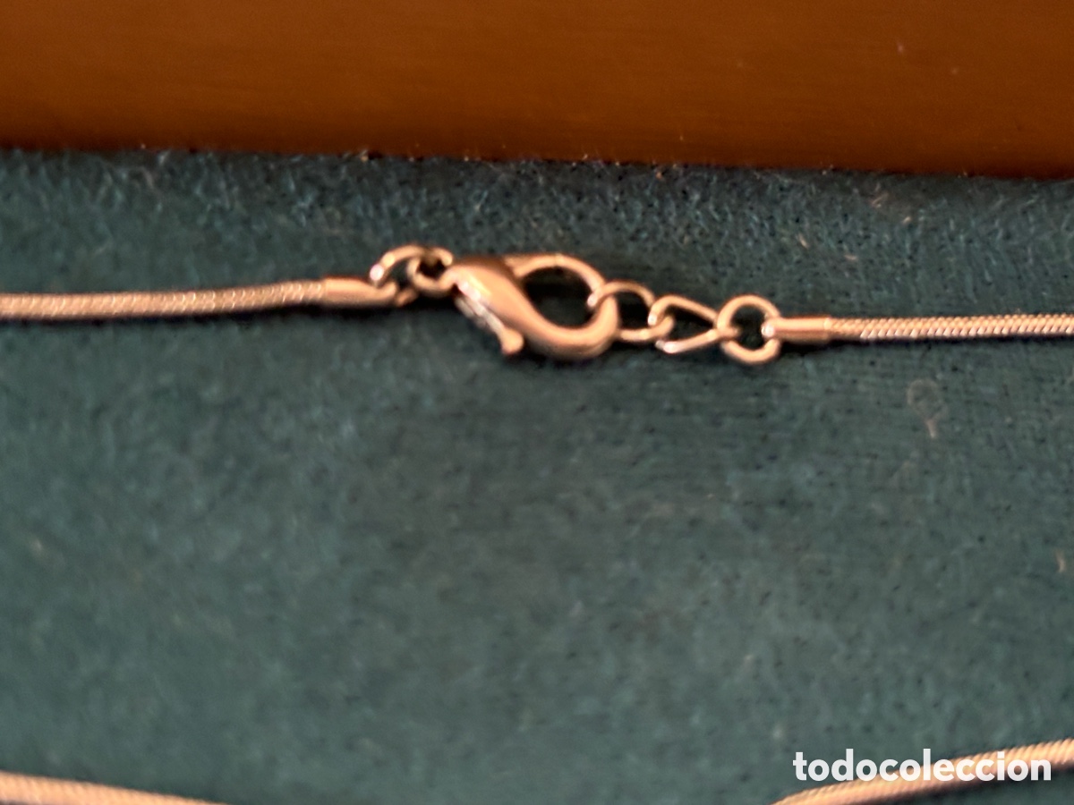 Joyeria: Gargantilla de metal plateado y strass - Foto 2