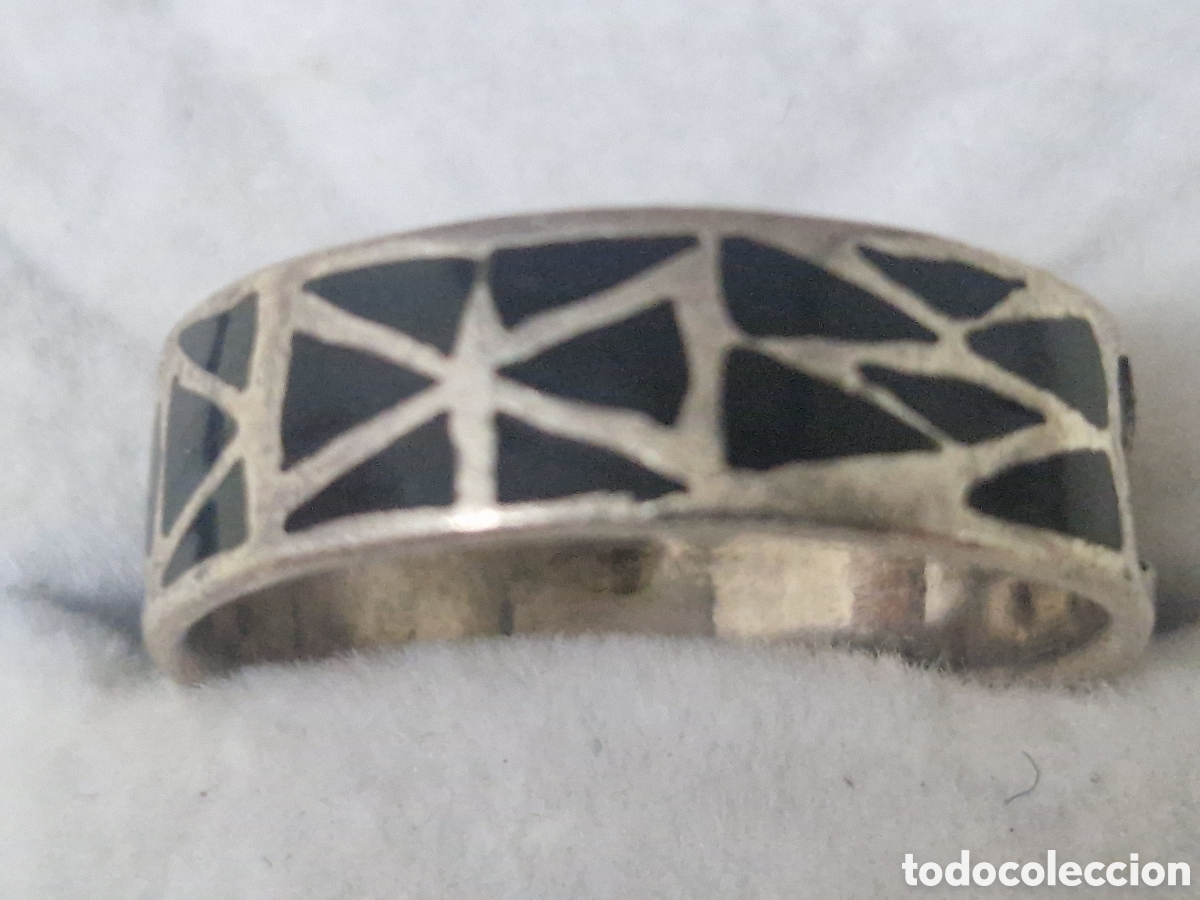 Joyeria: ANILLO DE PLATA Y ESMALTE - Foto 5