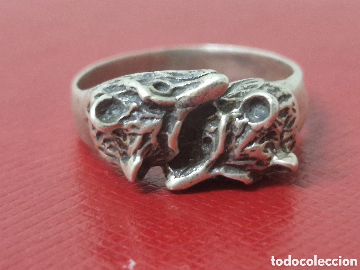 Joyeria: ANILLO PLATA CABEZAS DE ZORROS - Foto 2