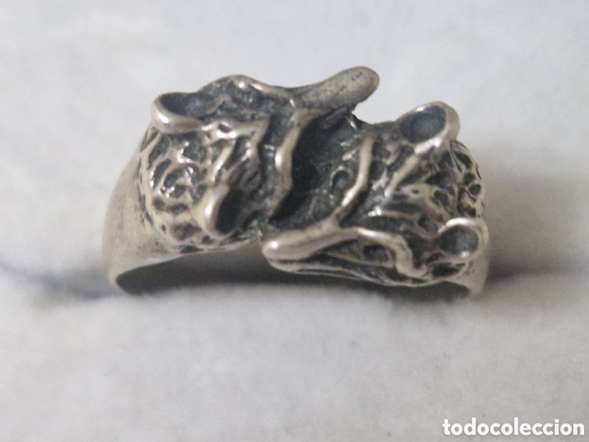 Joyeria: ANILLO PLATA CABEZAS DE ZORROS - Foto 6