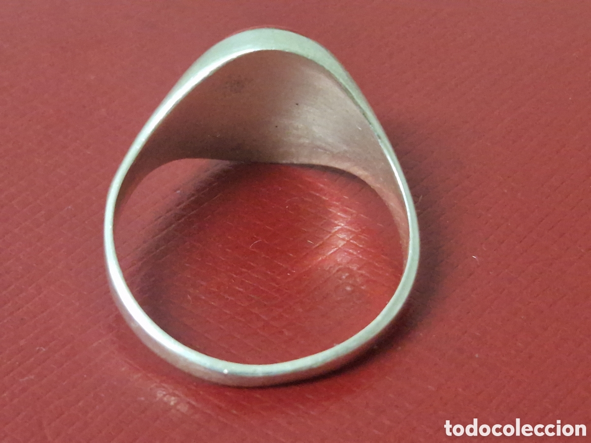 Joyeria: ANILLO DE PLATA DE LEY Y PIEDRA ROJA - Foto 3