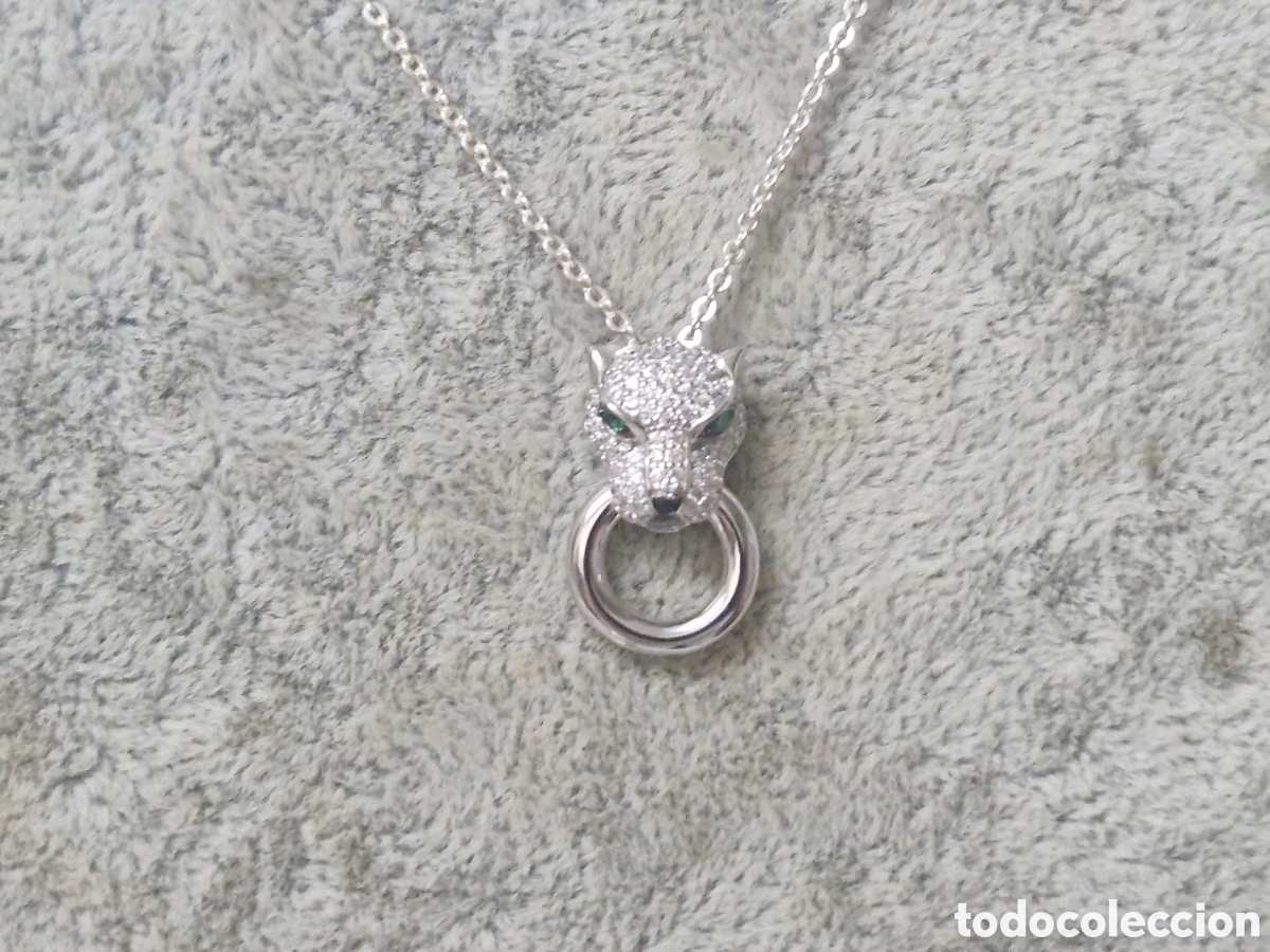 Joyeria: COLGANTE Y CADENA PLATA RODIADA PANTERA - Foto 6