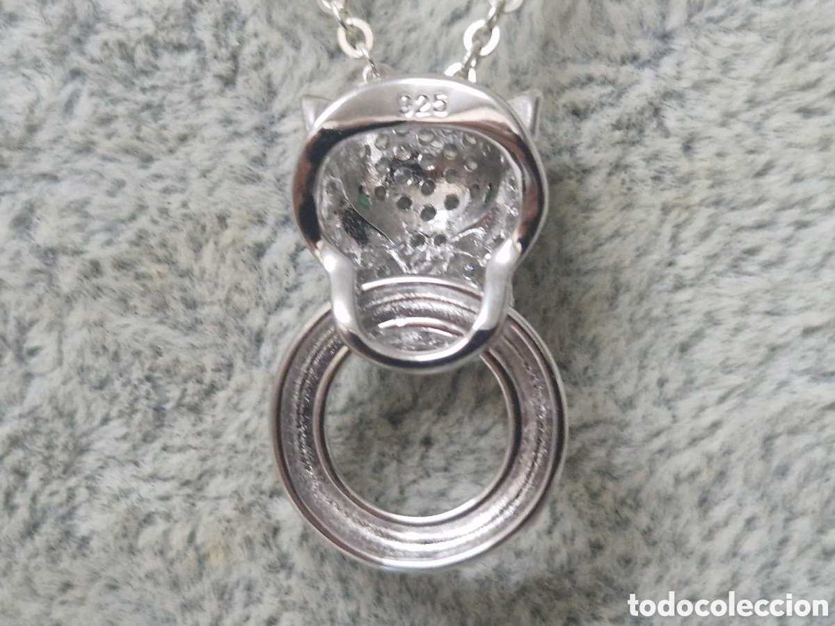 Joyeria: COLGANTE Y CADENA PLATA RODIADA PANTERA - Foto 7