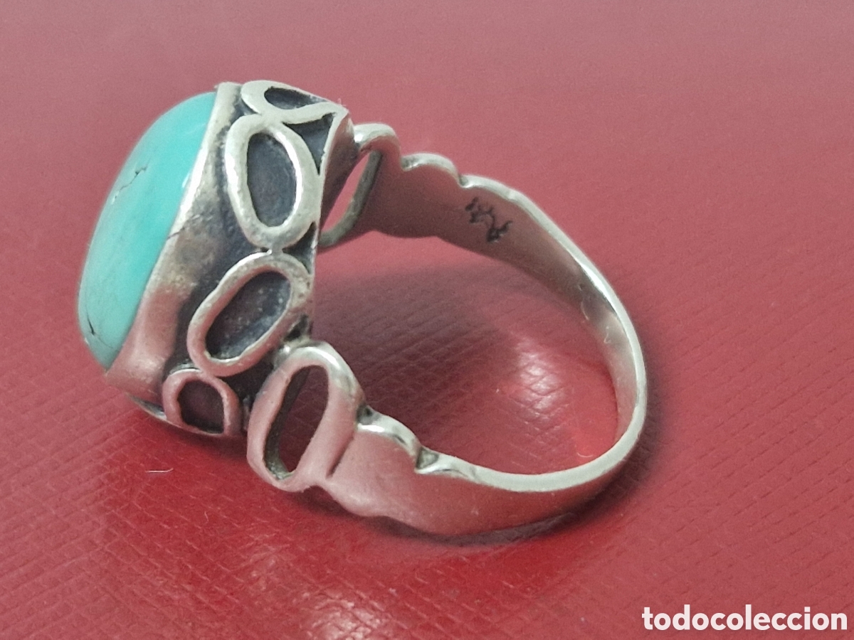 Joyeria: ANILLO DE PLATA TURQUESA NATURAL - Foto 2