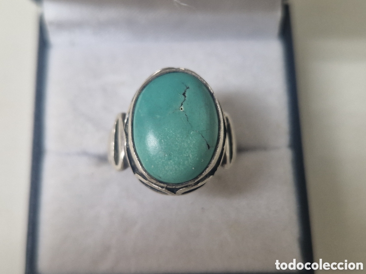 Joyeria: ANILLO DE PLATA TURQUESA NATURAL - Foto 4