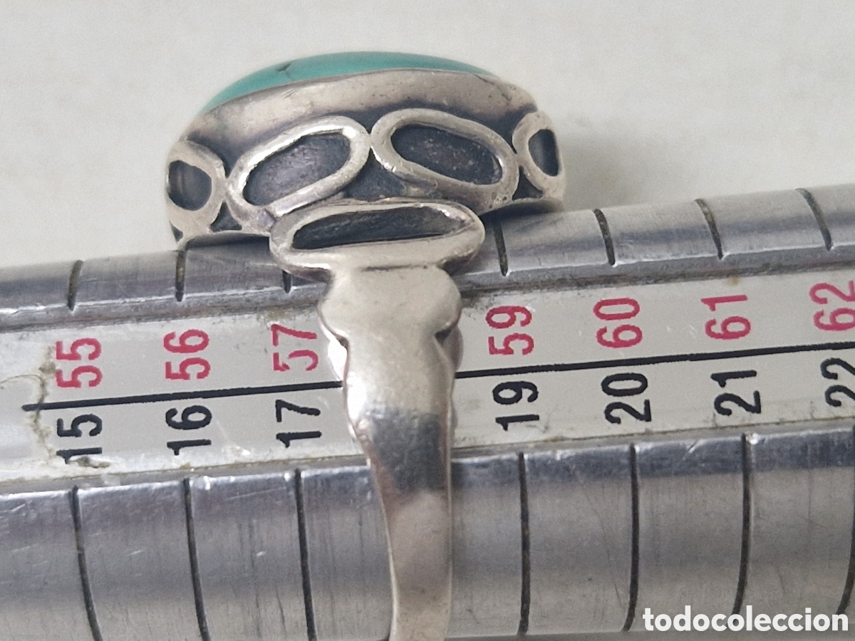 Joyeria: ANILLO DE PLATA TURQUESA NATURAL - Foto 5