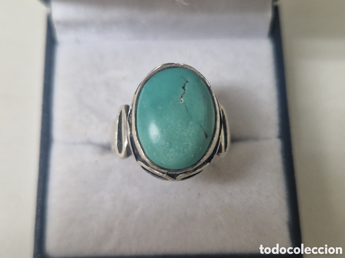 Joyeria: ANILLO DE PLATA TURQUESA NATURAL - Foto 1