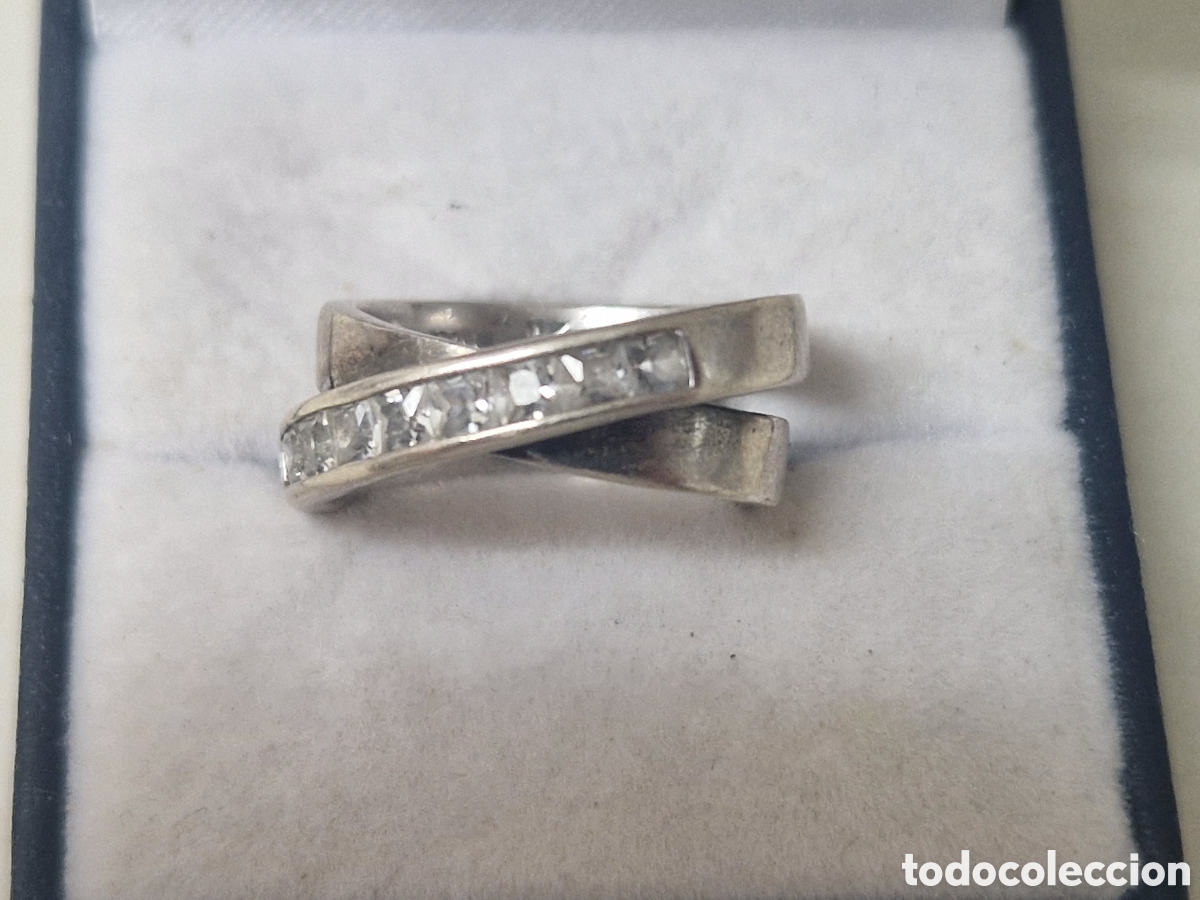 Joyeria: ANILLO DE PLATA Y CIRCONITAS - Foto 2