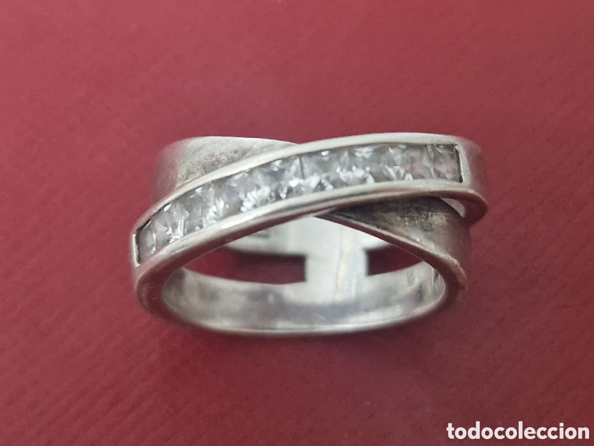 Joyeria: ANILLO DE PLATA Y CIRCONITAS - Foto 4