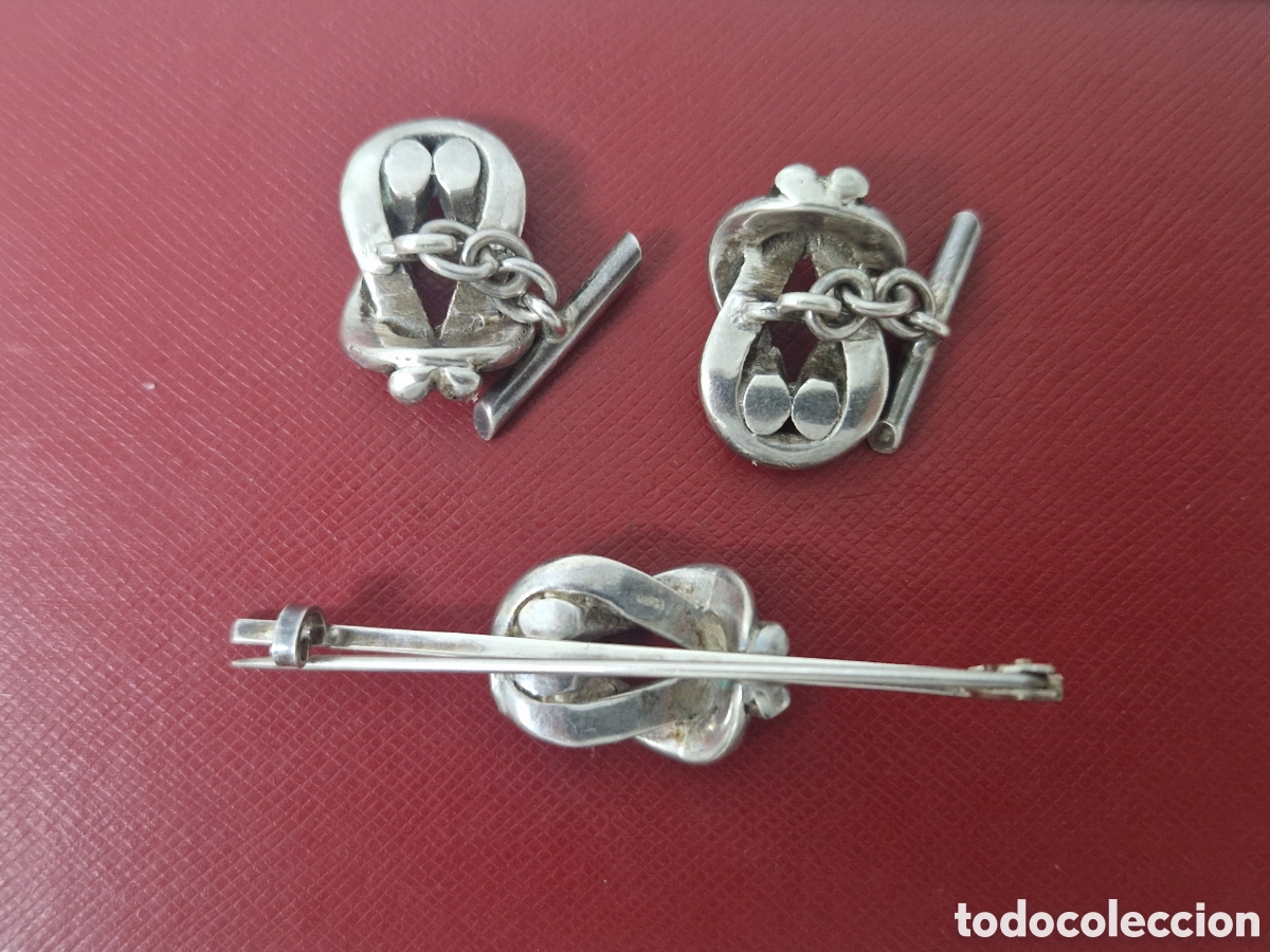 Joyeria: CONJUNTO DE 3 PIEZAS PLATA CABALLERO - Foto 4