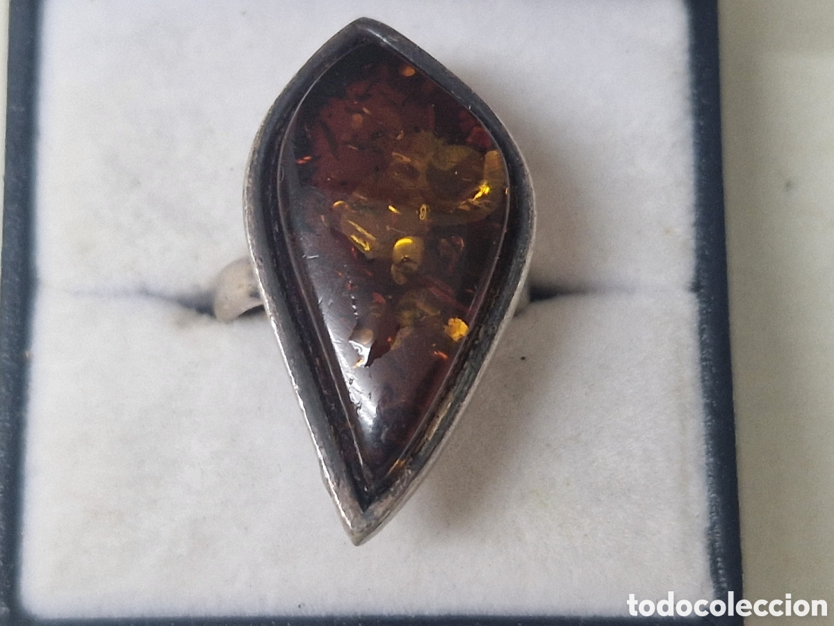 Joyeria: ANILLO PLATA Y AMBAR BALTICO - Foto 2