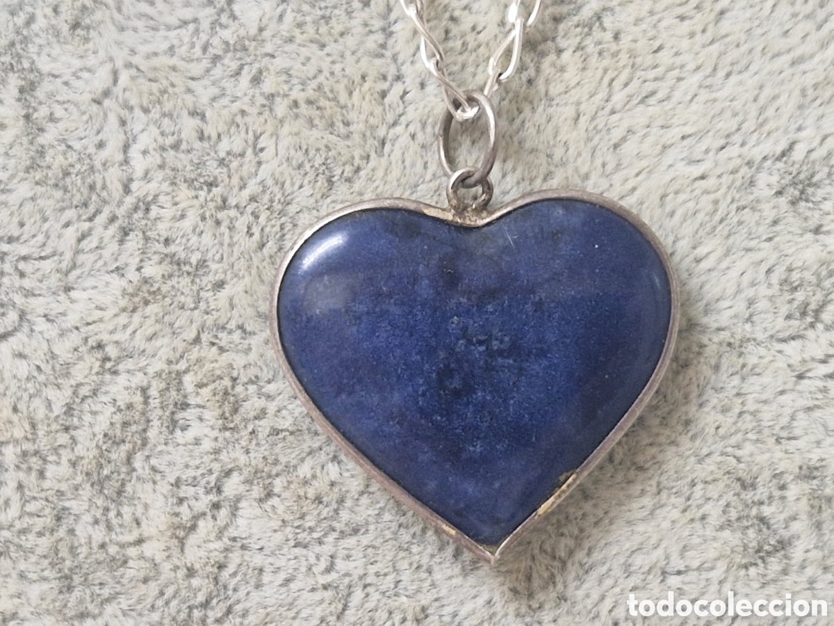 Joyeria: COLGANTE CORAZON PLATA Y LAPISZULI CON CADENA - Foto 7