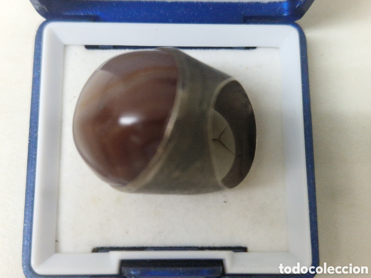 Joyeria: ANILLO PLATA Y PIEDRA NATURAL MARRON - Foto 5