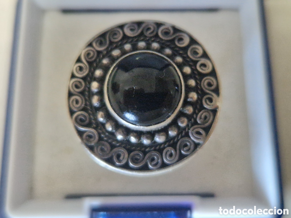 Joyeria: ANILLO GRANDE PLATA Y ONIX - Foto 4