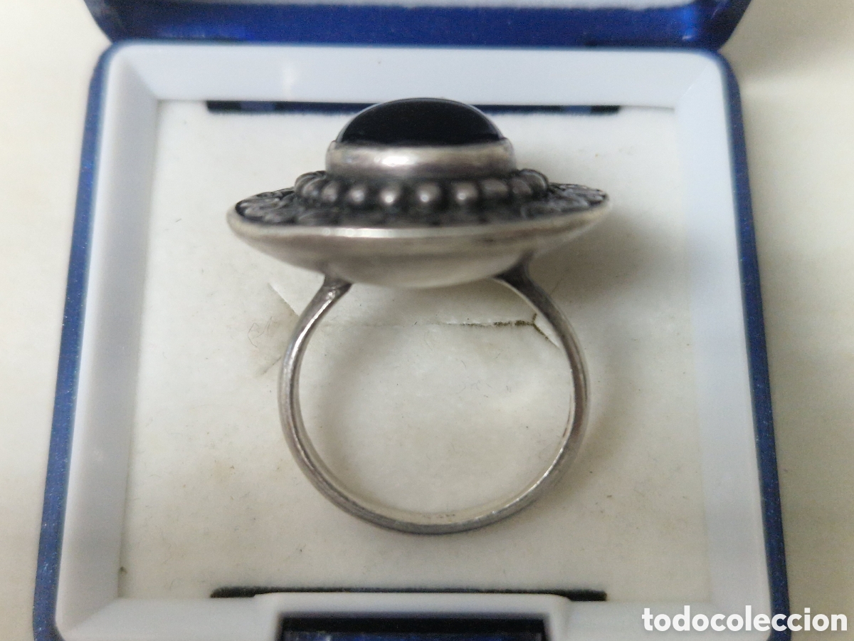 Joyeria: ANILLO GRANDE PLATA Y ONIX - Foto 5