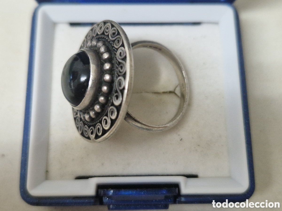 Joyeria: ANILLO GRANDE PLATA Y ONIX - Foto 6