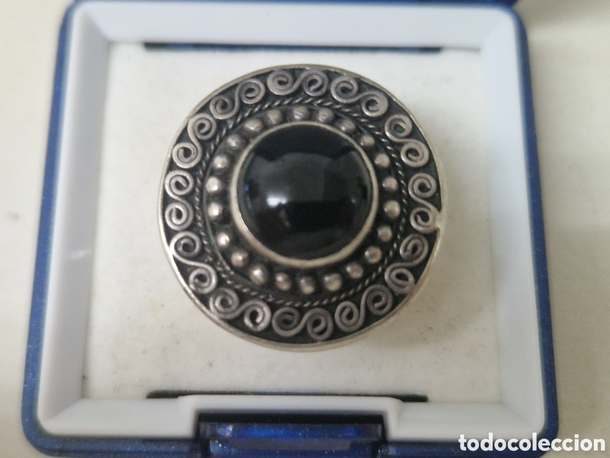 Joyeria: ANILLO GRANDE PLATA Y ONIX - Foto 7