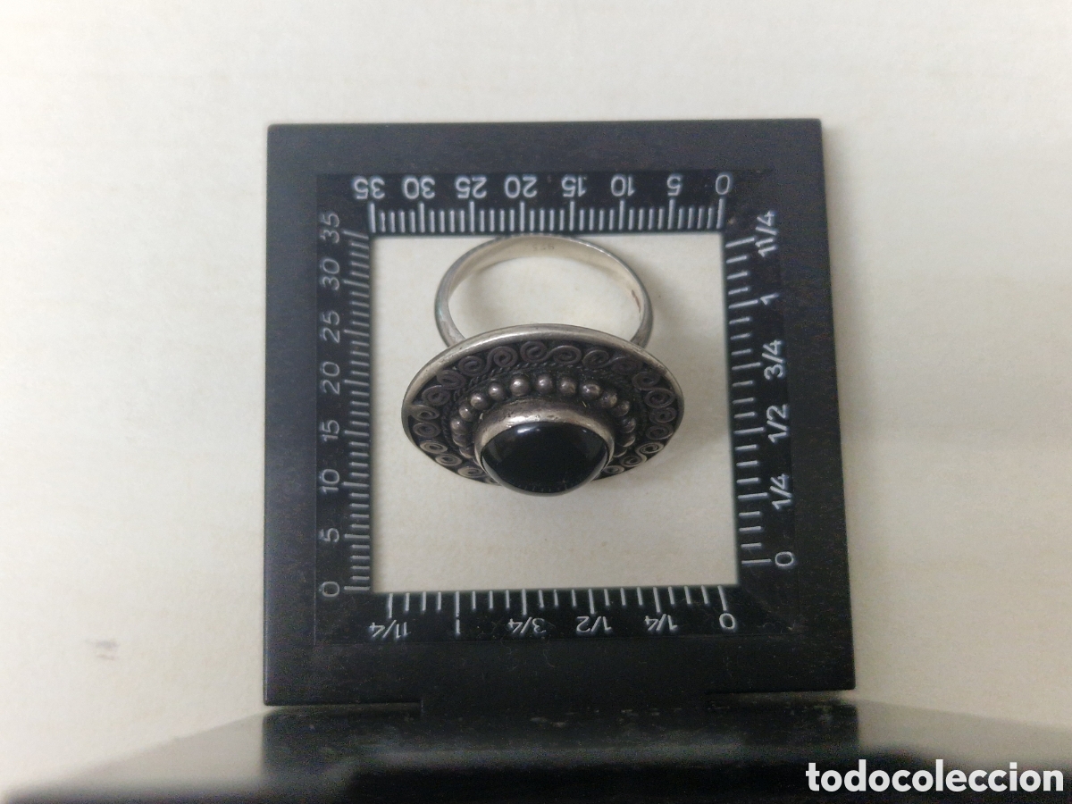 Joyeria: ANILLO GRANDE PLATA Y ONIX - Foto 8