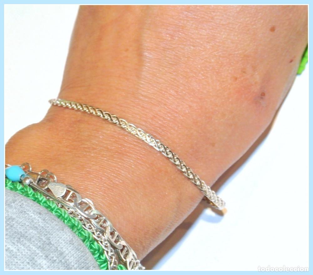 Joyeria: Pulsera de plata de 1&ordf; ley 925, A&ntilde;o 2000, Nueva - Foto 3