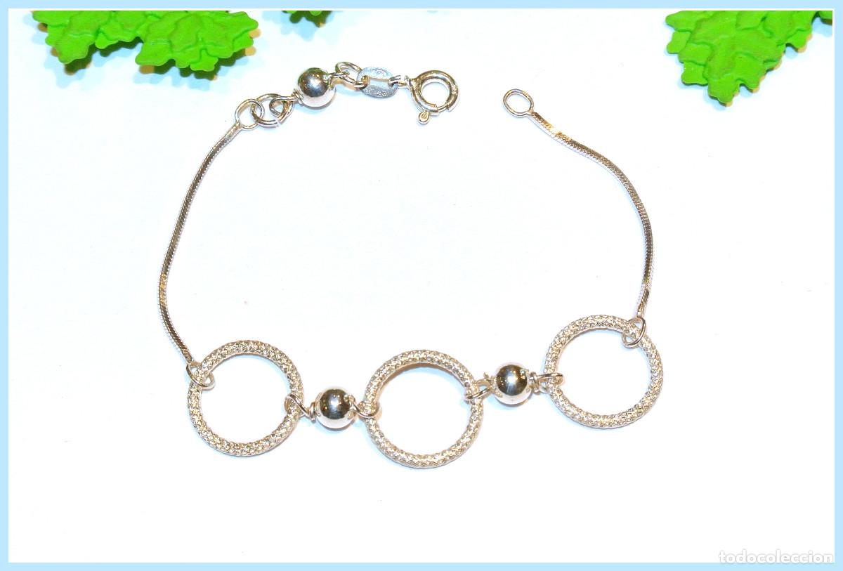 Joyeria: Pulsera de plata de 1ra ley 925, A&ntilde;o 2000, Nueva - Foto 1