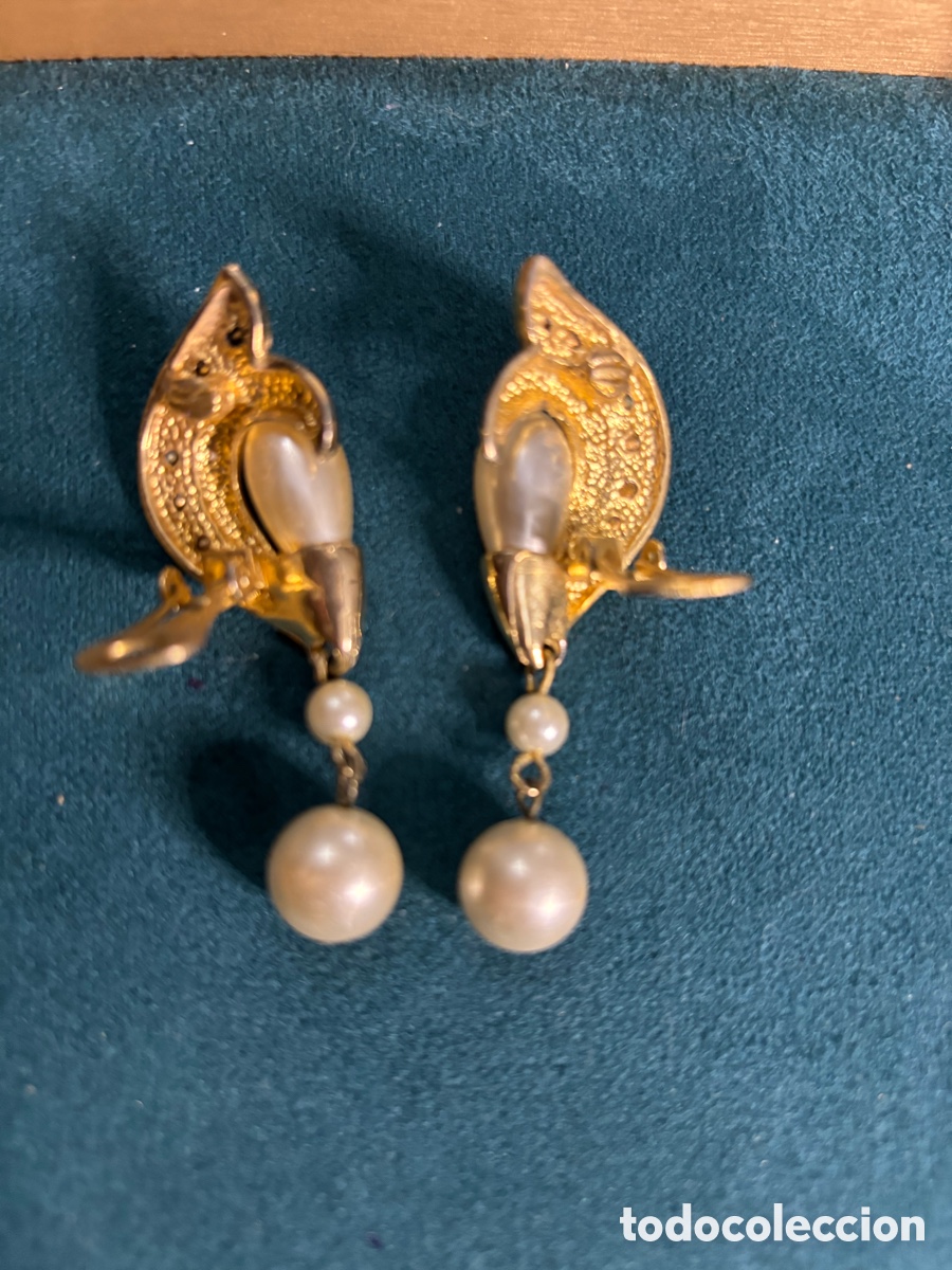 Joyeria: Pendientes vintage cierre de pinza - Foto 2