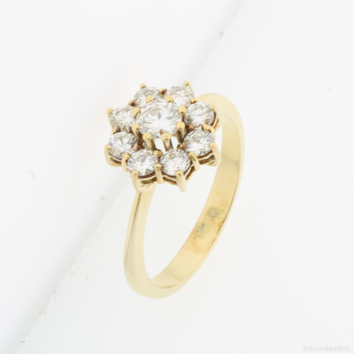 Joyeria: Anillo roseton con diamantes - Foto 3