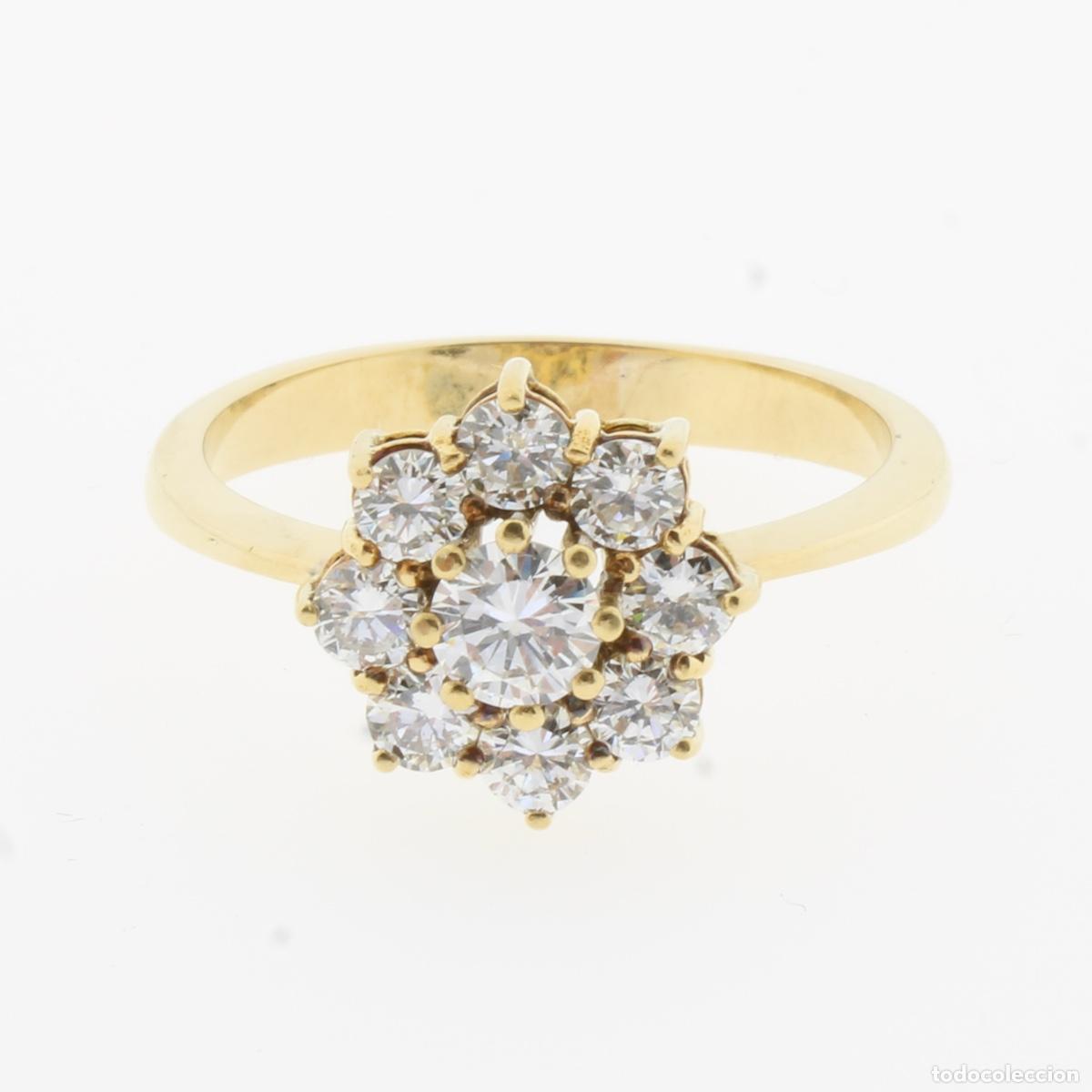 Joyeria: Anillo roseton con diamantes - Foto 4