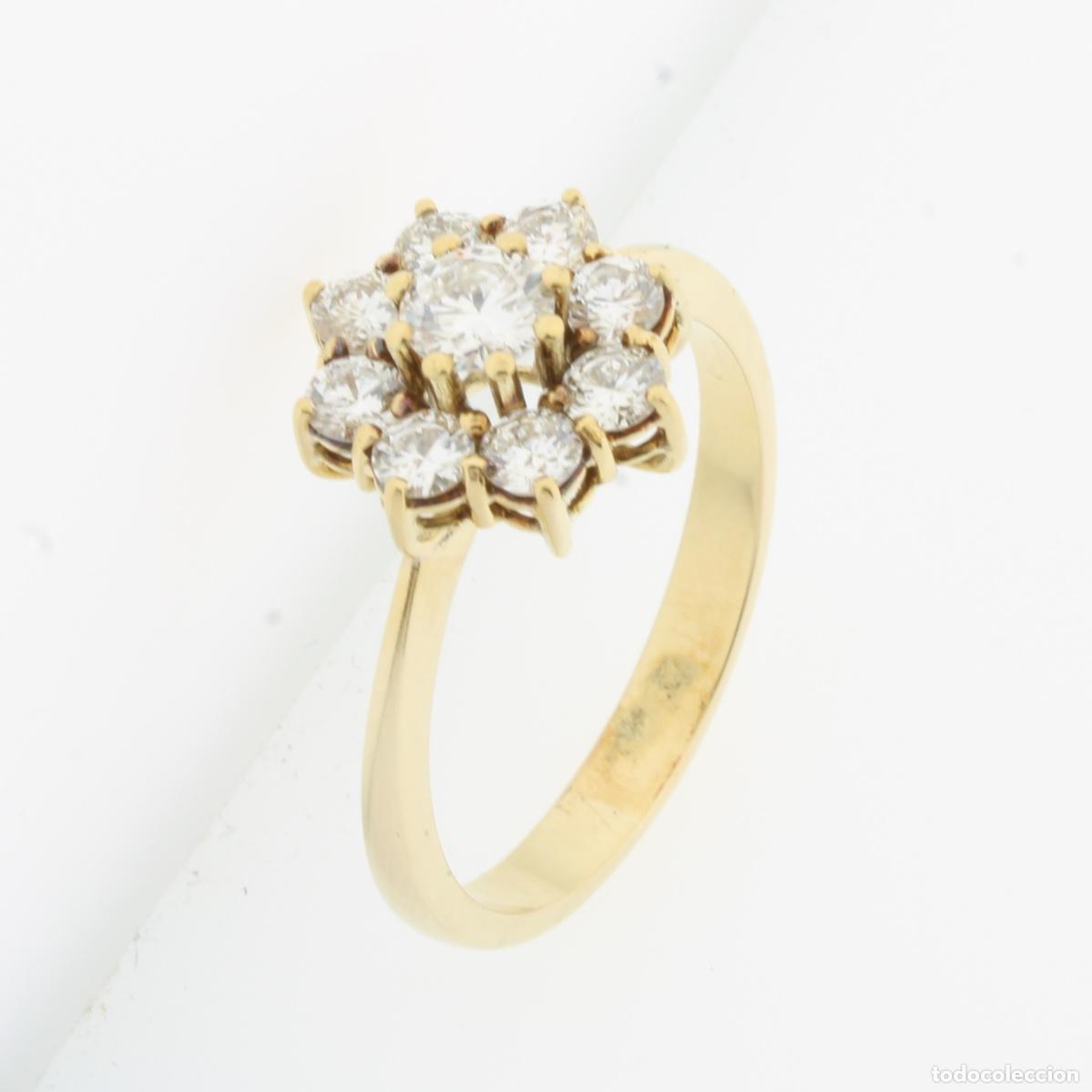 Joyeria: Anillo roseton con diamantes - Foto 2