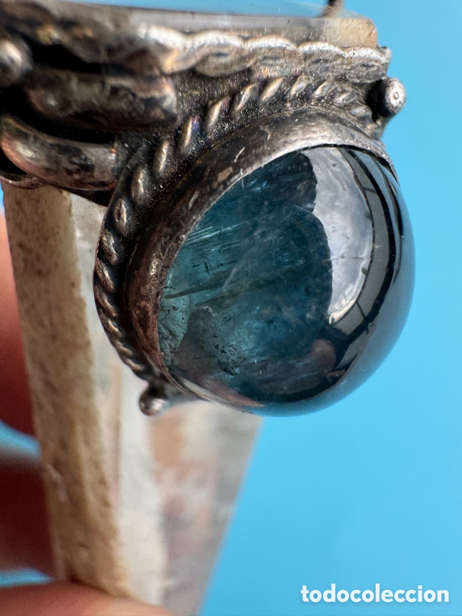 Joyeria: Antiguo pendulo cuarzo plata 925 - Foto 4