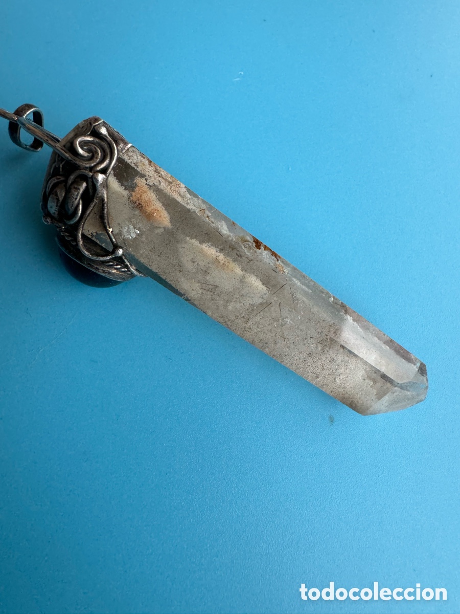 Joyeria: Antiguo pendulo cuarzo plata 925 - Foto 15