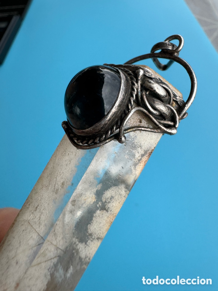 Joyeria: Antiguo pendulo cuarzo plata 925 - Foto 19