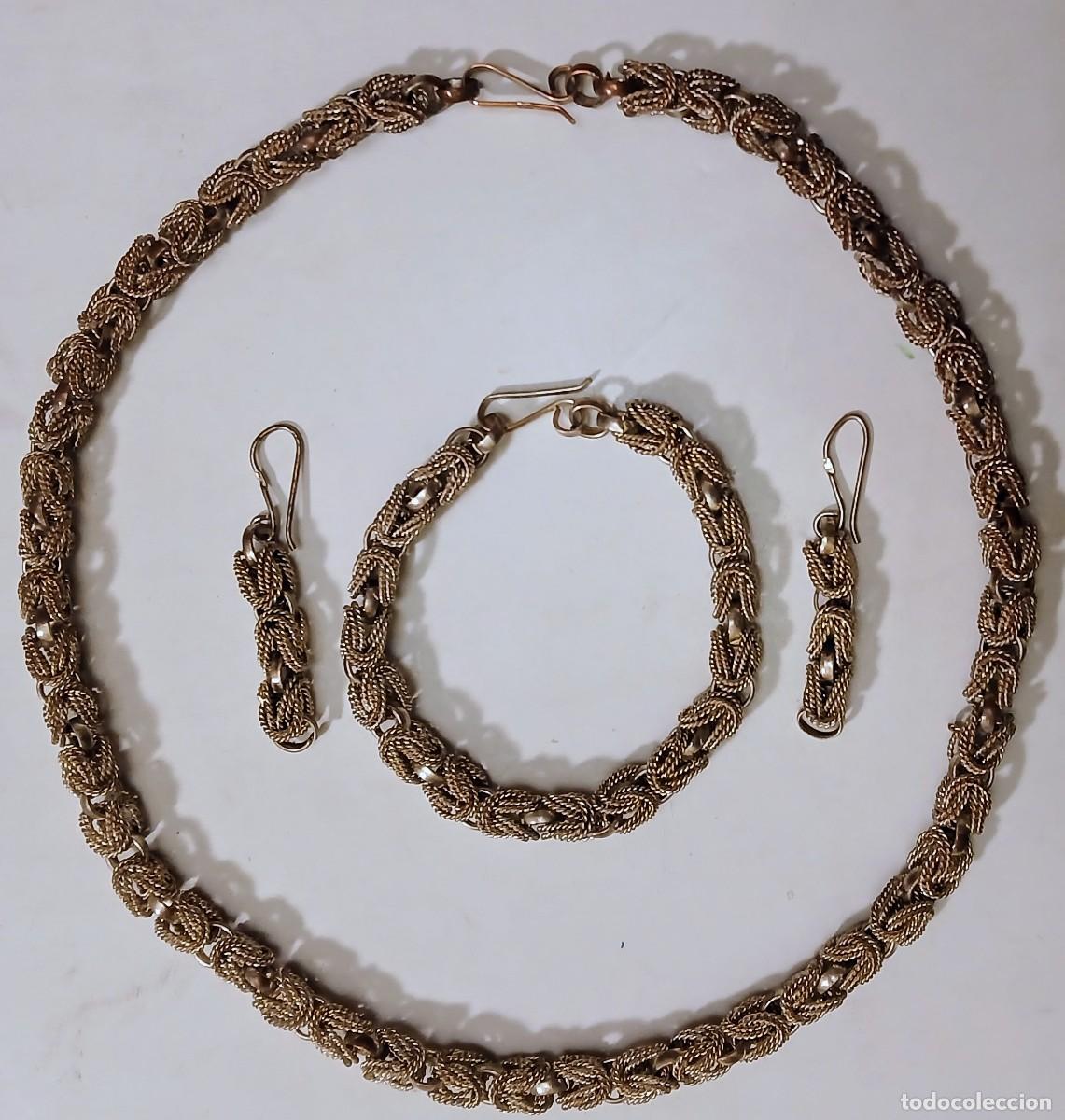 Joyeria: GARGANTILLA, PULSERA Y PENDIENTES DE PLATA, ENV&Iacute;O CERTIFICADO GRATIS - Foto 1