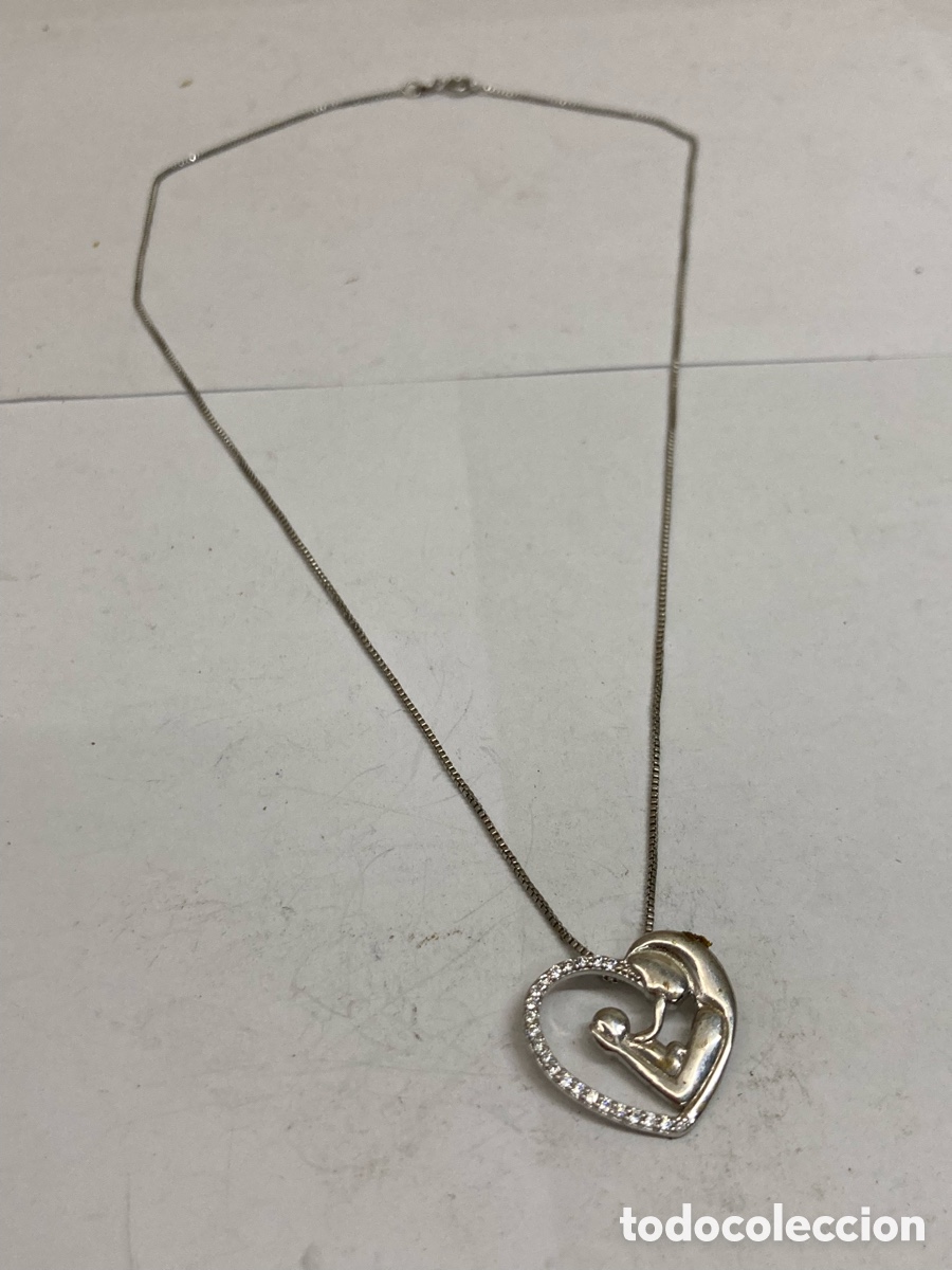 Joyeria: Cadena y colgante de plata CC157 - Foto 1
