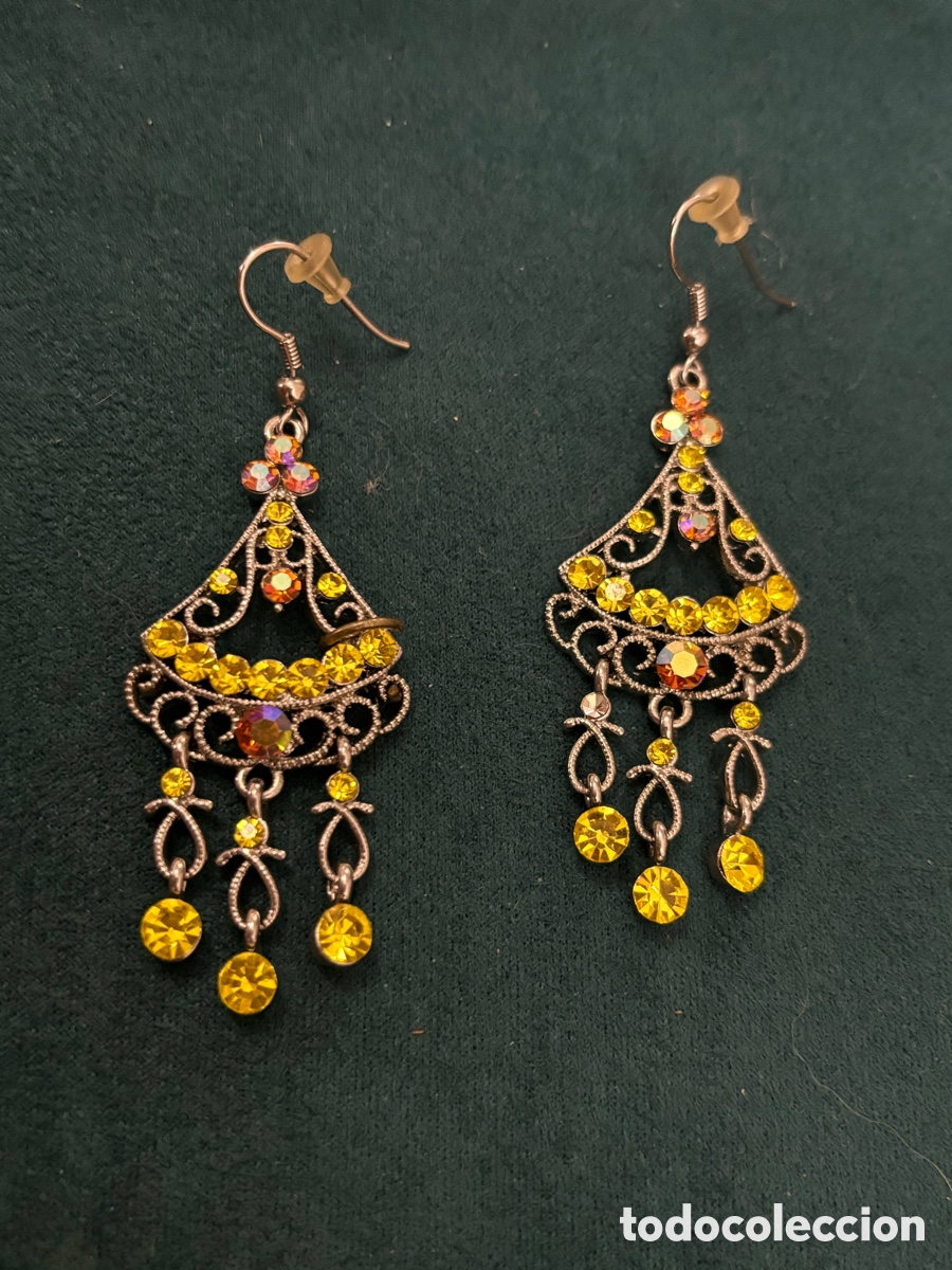 Joyeria: Pendientes con pedrer&iacute;a - Foto 1