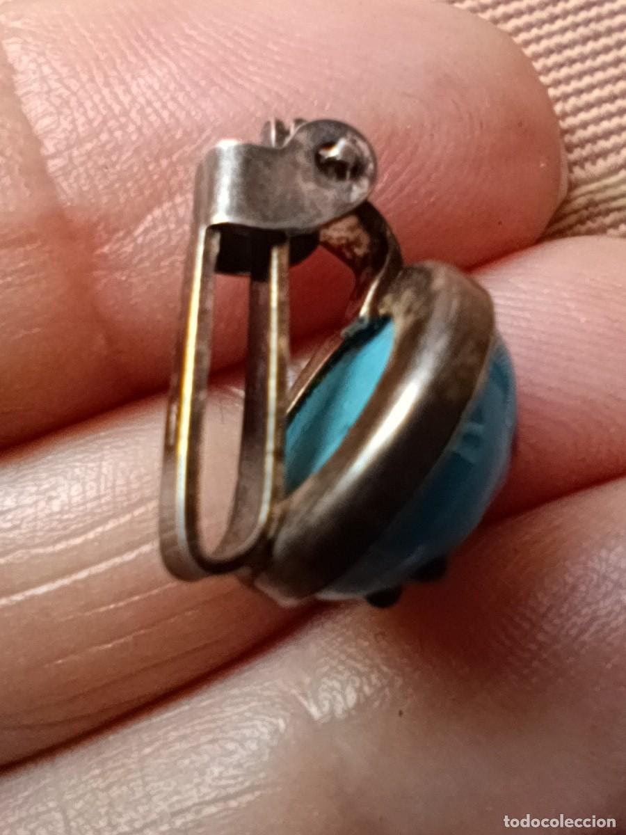 Joyeria: Pendientes clip de plata con esmaltes - Foto 5