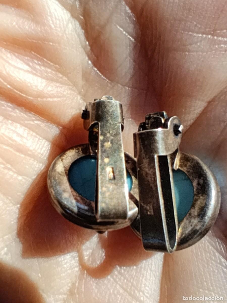 Joyeria: Pendientes clip de plata con esmaltes - Foto 8