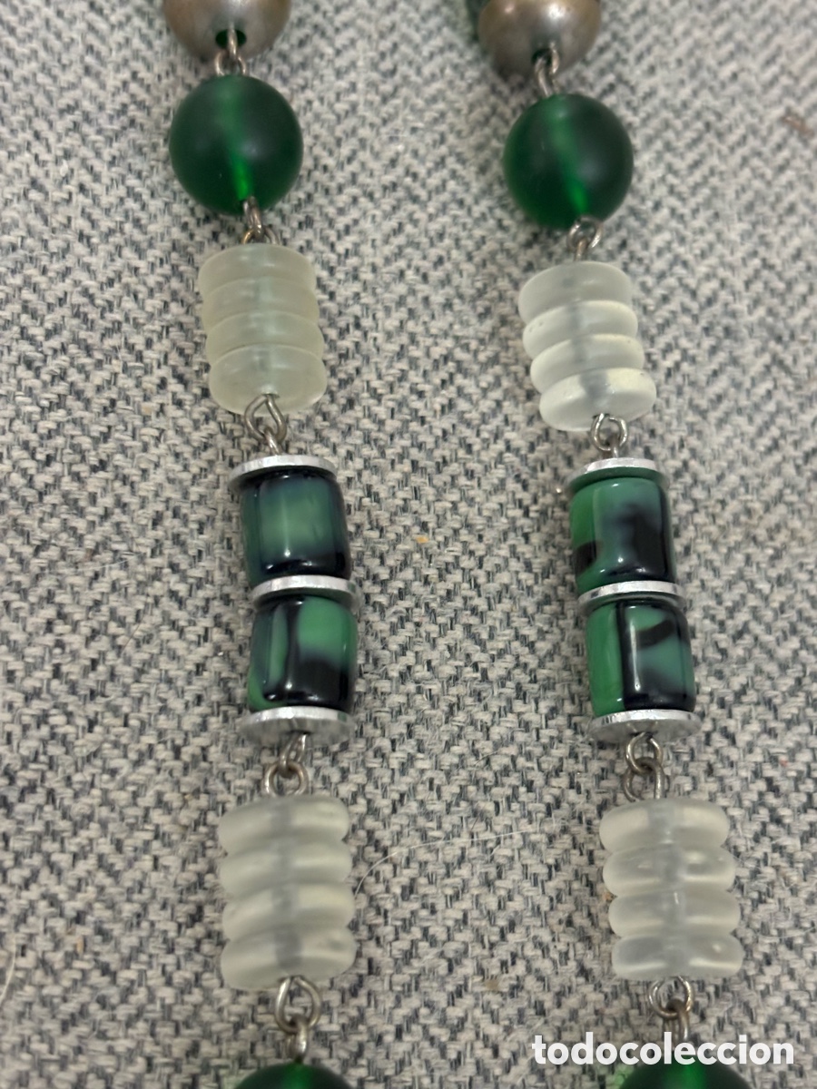 Joyeria: Collar tonos verdes vintage - Foto 2