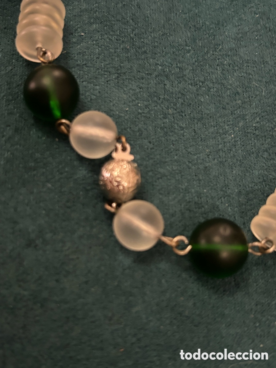 Joyeria: Collar tonos verdes vintage - Foto 4