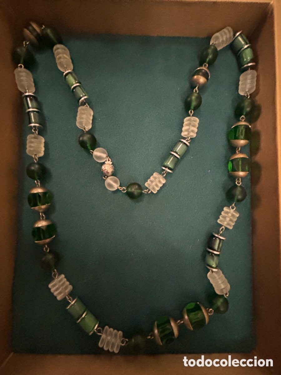 Joyeria: Collar tonos verdes vintage - Foto 1