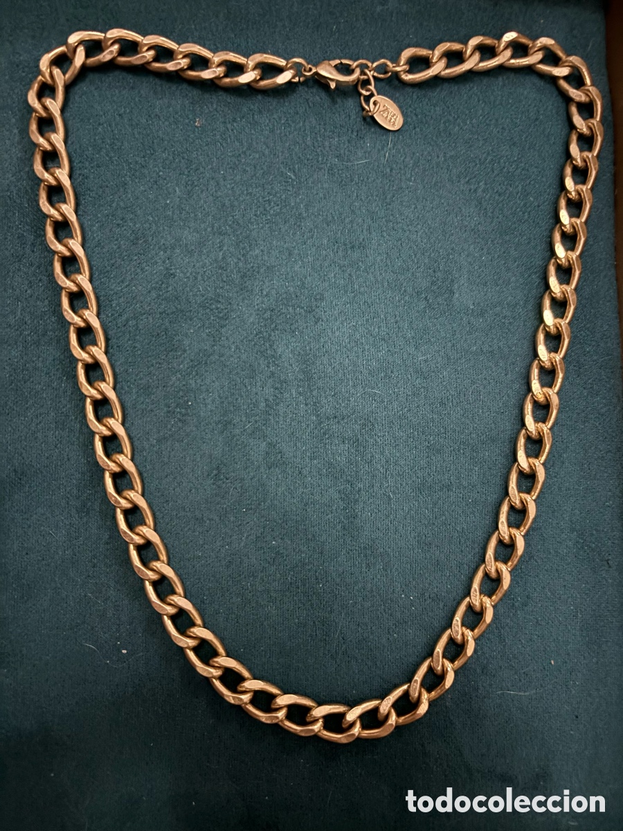 Joyeria: Cadena de metal dorado ZARA - Foto 1