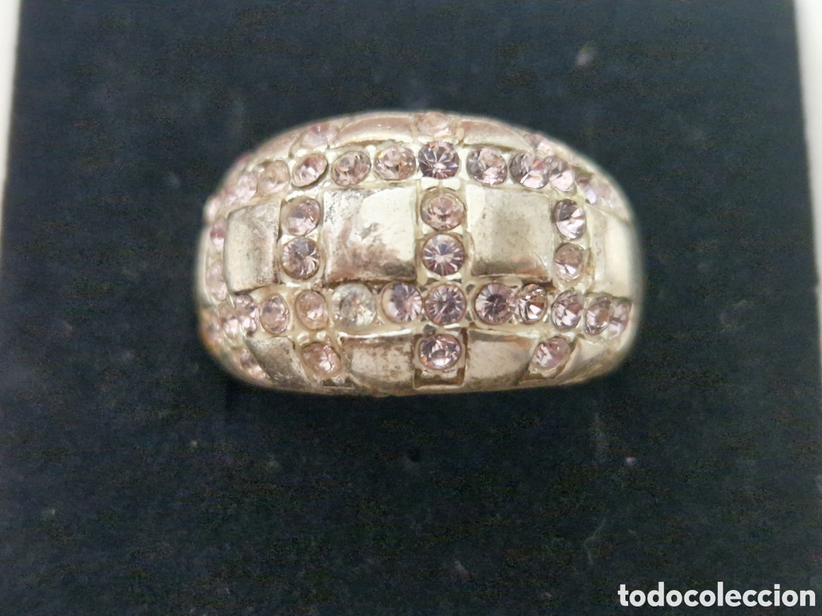 Joyeria: ANILLO DE PLATA CON CIRCONITAS ROSAS - Foto 2