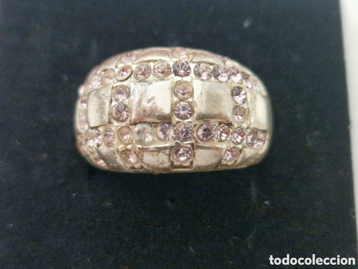 Joyeria: ANILLO DE PLATA CON CIRCONITAS ROSAS - Foto 1